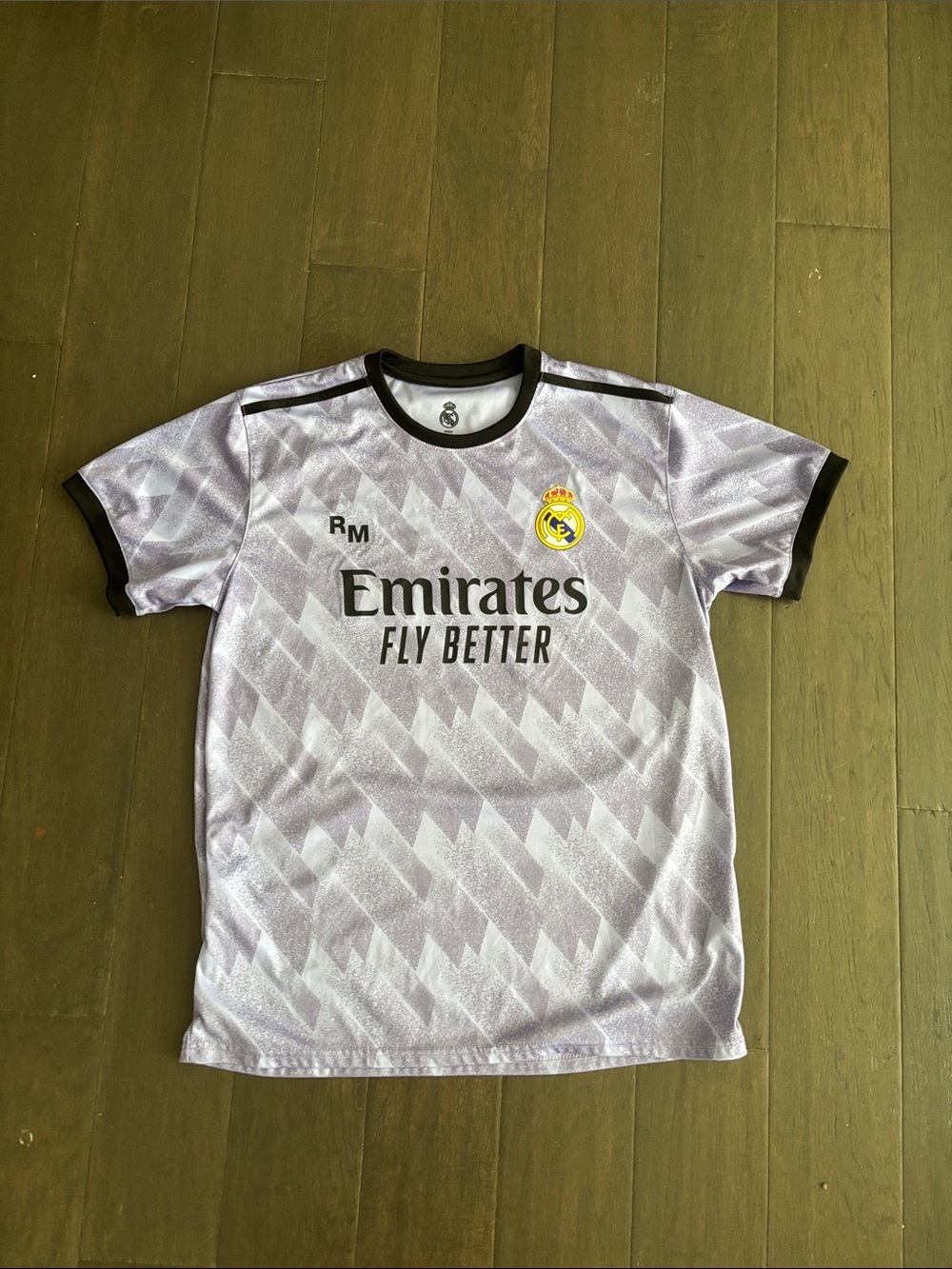 Mens Large Purple Real Madrid Jersey